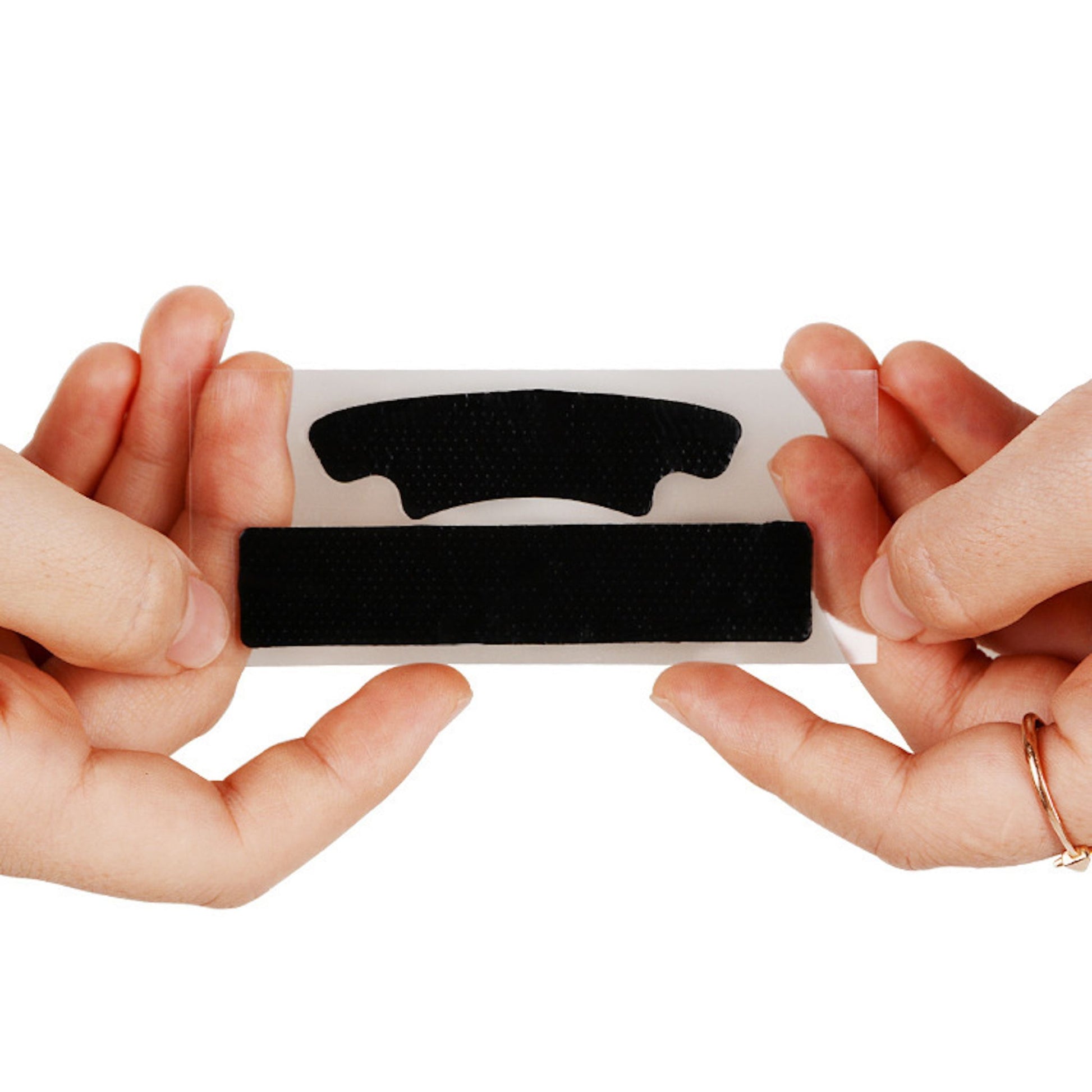 1_Smilekit_PAP_Charcol_Whitening_Strips_Essentialsmile_strip_in_hand